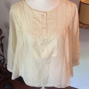 Max studio silk blouse